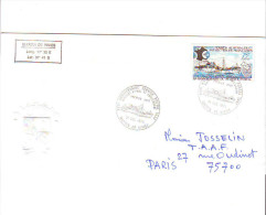 TAAF FDC 25eme Anniversaire Du Service Postal. 1975. - FDC