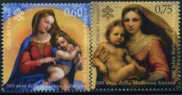 2012 Vaticano, Raffaello, Serie Completa Nuova (**) - Unused Stamps