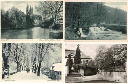 Frühling & Bach. (beide ⊙ 1930) - Winter (Eckbüge) & Teich (beide ⊙ 1929) - Soest