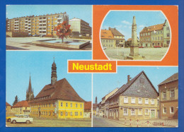 Deutschland; Neustadt In Sachsen Bei Sebnitz; Multivuekarte Mit Bahnhofstrasse Und Friedrich Engels Strasse - Sebnitz