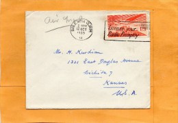 Ireland 1955 Cover Mailed To USA - Covers & Documents