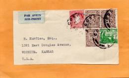 Ireland Old Front Of Cover Cover Mailed To USA - Lettres & Documents