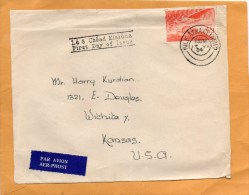 Ireland Old Front Of Cover Cover Mailed To USA - Cartas & Documentos
