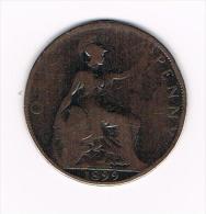 ¨ GREAT BRITAIN  1 PENNY 1899  VICTORIA - D. 1 Penny