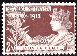 PORTUGAL  (IMP. POSTAL E TELEG.) 1913. Festas Da Cidade De Lisboa.   2 C.  (*) MNG  MUNDIFIL   Nº 6 - Ongebruikt