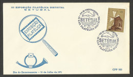 Portugal Cachet Commémoratif  Expo Philatelique Dauphin 1971 Setubal Event Postmark  Dolphin - Flammes & Oblitérations