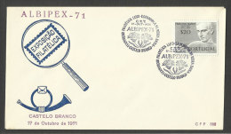Portugal Cachet Commémoratif  Expo Philatelique Castelo Branco 1971 Event Postmark Stamp Expo - Sellados Mecánicos ( Publicitario)