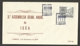 Portugal Cachet Commémoratif  Assemblée International Congress And Convention Association 1971 Event Postmark - Maschinenstempel (Werbestempel)