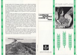WOLRD CAMPAIGN AGAINST STARVE, INTERNATIONAL ORGANIZATION, BOOKLET, 1963, BELGIUM - Contra El Hambre