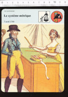 Fiche  Illustration Application Du Système Métrique  / 01-FICH-Histoire De France - Storia