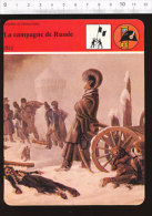 Fiche La Campagne De Russie / Illustration Faber Du Faur Premier Empire Epopée Napoléonienne 01-FICH-Histoire De France - Geschiedenis