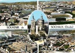 Doubs  -gd Format Div-ref N186- Souvenir De Sochaux - Multivues - Carte Bon Etat - - Sochaux