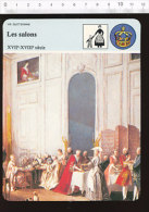 Fiche Les Salons / Illustration Thé à L'anglaise Chez Le Prince De Conti (peinture D'Ollivier 01-FICH-Histoire De France - Histoire