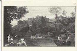 Carte Glacée De Paysage Avec Fortifications De ( Le Dominiquin Né A Bologne 1581-Mort A Naples1641) Huile Sur Toile 1695 - Musées