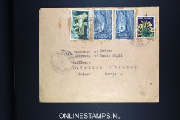 AEF Lettre Par Avion  A Berne Suisse Mixed Timbres - Covers & Documents