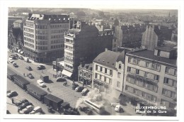 Luxembourg Place De La Gare Postcard # 37 - Other & Unclassified