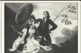 Carte Glacée Du Parasol ( De Goya Y  Lucientes Né A Fuentodos-Aragon 1746 -Mort A Bordeaux 1828) Huile Sur Toile 1777 Ma - Musées