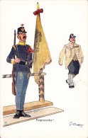 HUMOUR MILITAIRE / MILITARY HUMOR - ILLUSTRATION SIGNÉE: SCHÖNPFLUG ~ 1910 : B.K.W.I. 459-3 - PRINTED In AUSTRIA (r-884) - Schoenpflug, Fritz