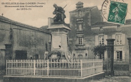 ( CPA 85 )  SAINT-HILAIRE-DES-LOGES  /  Monument Des Combattants De 1870-71  - - Saint Hilaire Des Loges