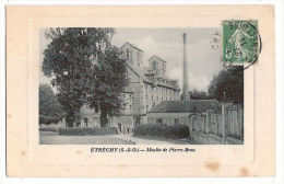 CPA Etrechy Moulin De Pierre Brou 91 Essonne - Etrechy