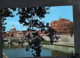 P618 ROMA ( Rome ) CASTEL S. ANGELO ( Castel, Chateau, Castillo ) E Ponte - PLURIGRAF TERNI N. 545 Fotocolor Kodak Ek. - Castel Sant'Angelo