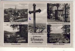 WARSTEIN Im Sauerland, Mehrbildkarte M. Jugendherberge, Heilstätte, Langenbachtal ..... - Warstein