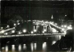 GRENOBLE L'ISERE ET LES PONTS DE NUIT - Grenoble