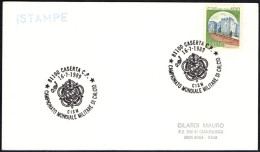 FOOTBALL - ITALIA CASERTA 1989 - CISM - CAMPIONATO MONDIALE MILITARE DI CALCIO - CARD - Storia Postale