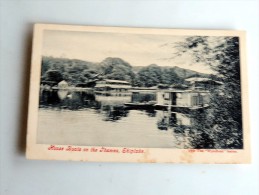 Carte Postale Ancienne : House Boats On The Thames, Shiplake - Autres & Non Classés
