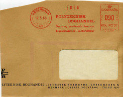 EMA De Kobenhavn 1969 Machine D 2394 Librairie Polytechnique Devant De Lettre - Macchine Per Obliterare (EMA)