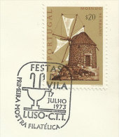 Portugal Cachet Commémoratif  Fêtes Du Luso Fontaine Thermalisme 1973 Event Postmark - Maschinenstempel (Werbestempel)