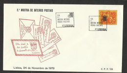 Portugal Cachet Commémoratif  Expo Entiers Postaux 1973 Event Pmk Postal Stationery Expo - Flammes & Oblitérations