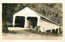 237095-West Virginia, Dawson Camp, RPPC, Cheat River Covered Bridge, US Highway 50 - Otros & Sin Clasificación