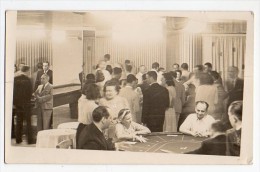 Rare Real Photo Of An Interior In Casino Probably Uruguay  Ca1950 Vintage Original Postcard Cpa Ak (W4_808) - Casinos