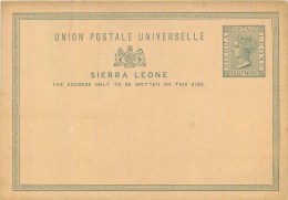 Sierra Leone - Cpa Entier Postal - Carte En Bon état Voir Scan (dos Vierge). - Sierra Leona
