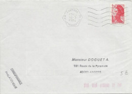 1984 - BASE AERIENNE - ENVELOPPE De VILLACOUBLAY AIR - Military Postmarks From 1900 (out Of Wars Periods)