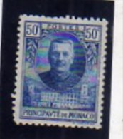 MONACO 1923 1924 PRINCE LOUIS II PRINCIPE LUIGI CENT 50 MNH - Neufs
