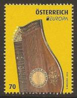 AUSTRIA/ ÖSTERREICH /L´AUTRICHE - EUROPA 2014-TEMA ANUAL " INSTRUMENTOS MUSICALES NACIONALES"- SERIE De 1 V. - 2014