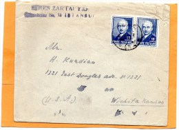 Turkey Old Cover Mailed To USA - Nuovi