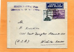 Turkey Old Cover Mailed To USA - Neufs