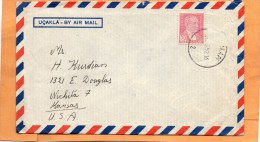 Turkey Old Cover Mailed To USA - Brieven En Documenten