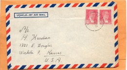 Turkey Old Cover Mailed To USA - Brieven En Documenten