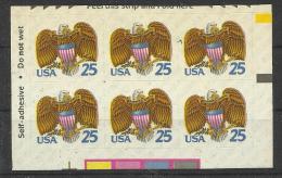 Carnet Booklet Markenheftchen Etats Unis USA 1880 Carnet De 6 Timbres Aigle Eagle Adler Aguila - 3. 1981-...
