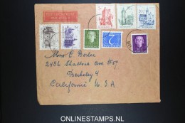 Netherlands: Airmail Cover Stein To Berkeley USA 1951 NVPH 568 - 572 - Storia Postale