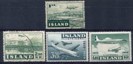 Islande               Divers PA  *  Et  ( O ) - Airmail