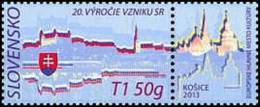 2013 SLOVAKIA Kosice. Slovak Republic-20. 1v: T1 50g+label - Nuevos