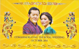 BHUTAN Royal Wedding 100-NGULTRUM Commemorative BANKNOTE 2011 PICK-35 UNC - Bhután