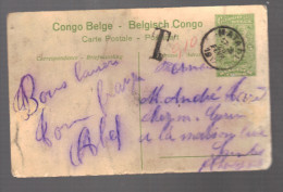 CONGO Belge Stanleyville1912 S/EP Taxé (quelques Défauts) - Stamped Stationery