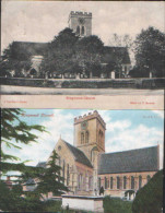 TWO OLD POSTCARDS OF RINGWOOD Parish Church VINTAGE HAMPSHIRE - Altri & Non Classificati