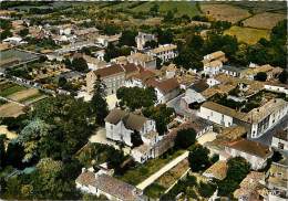 Vendée -gd Format Div- Ref M796- Chaillé Les Marais -le Centre Du Bourg -vue Aerienne   -carte Bon Etat  - - Chaille Les Marais
